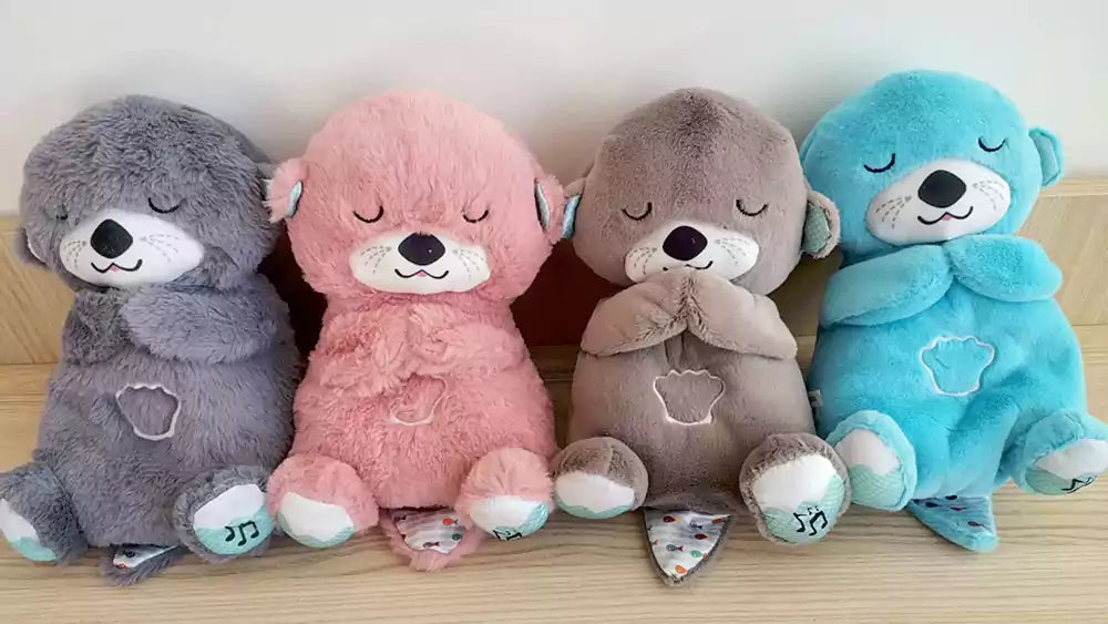 Peluche de nutria que respira y sonido
